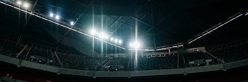 Fortuna Düsseldorf v SC Paderborn 07 – Second Bundesliga Stadion bei Nacht